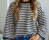 Lace Trim Loose Top