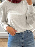 Puff Sleeve Peasant Top