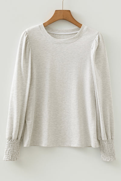 Puff Sleeve Peasant Top