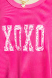 Strawberry XOXO Bow Graphic Top