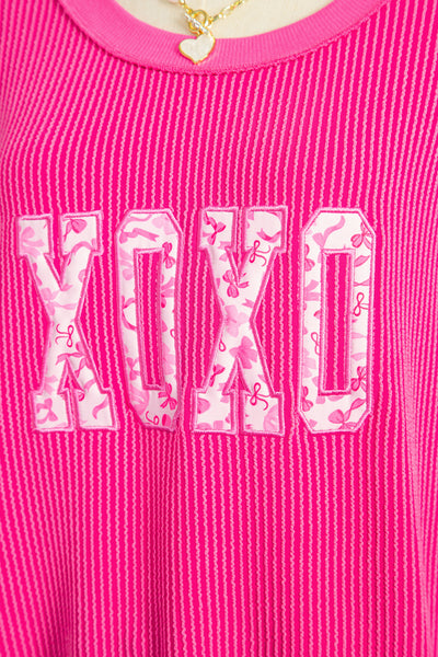 Strawberry XOXO Bow Graphic Top
