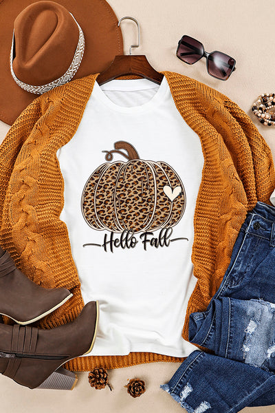 "Hello Fall" Pumpkin Tee