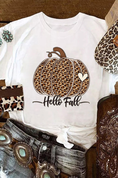 "Hello Fall" Pumpkin Tee