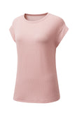Rose Twisted Rib T Shirt