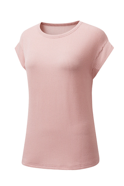 Rose Twisted Rib T Shirt