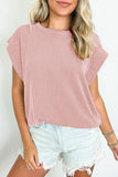 Rose Twisted Rib T Shirt