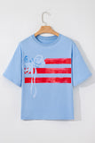 Flag Bow Graphic Tee