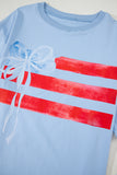 Flag Bow Graphic Tee