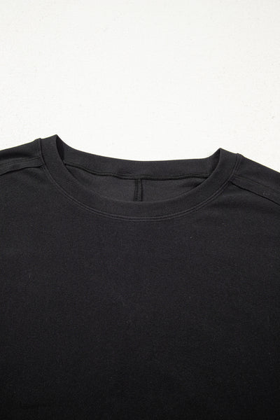 Bow Textured Patchwork Tee