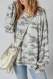 Retro Camo Patchwork Sweatshirt