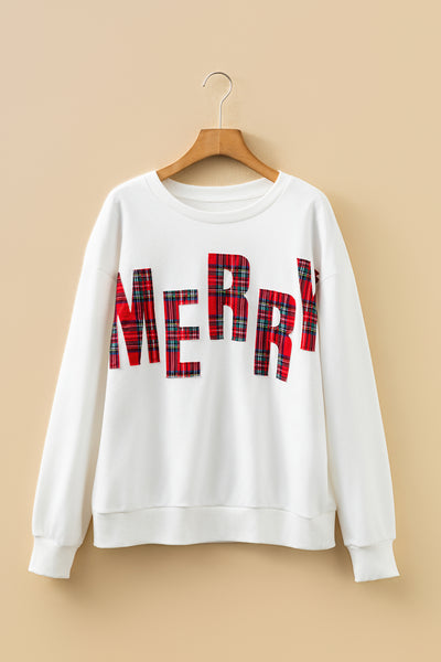 Plaid MERRY Christmas Sweatshirt