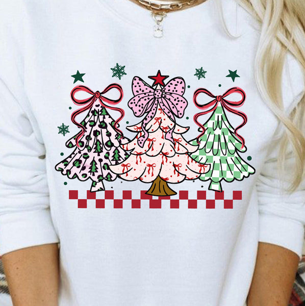 White Christmas Tree Sweatshirt
