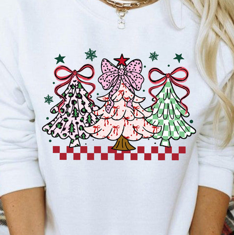White Christmas Tree Sweatshirt