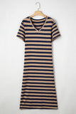 Black Stripe Maxi Dress