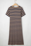 Black Stripe Maxi Dress