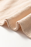 Linen Embroidery Flowy Short Dress