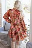 Vintage Floral Mini Dress