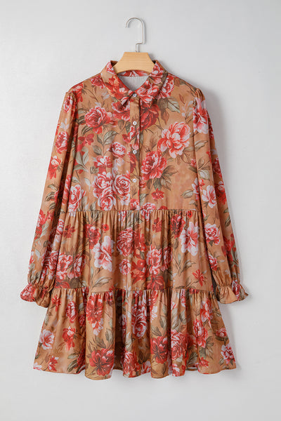 Vintage Floral Mini Dress