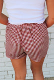 Gingham Shorts