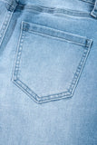 Shift Slit Straight Jeans by High