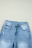 Shift Slit Straight Jeans by High
