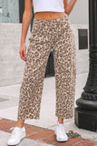 Leopard Loose Jeans