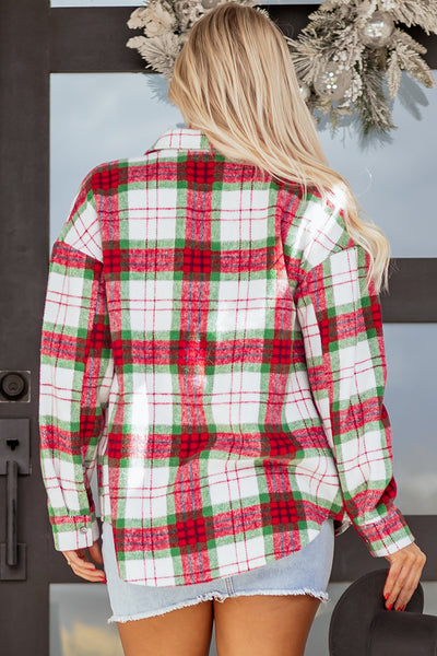 Red Plaid Flannel Shacket