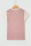 Plus Size Frilled Ribbed Textured Blouse