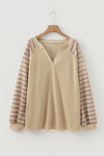 Parchment Raw Edge Curvy Top
