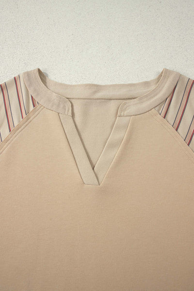 Parchment Raw Edge Curvy Top