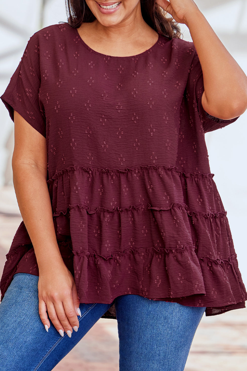 "Prancey" Curvy Size Top