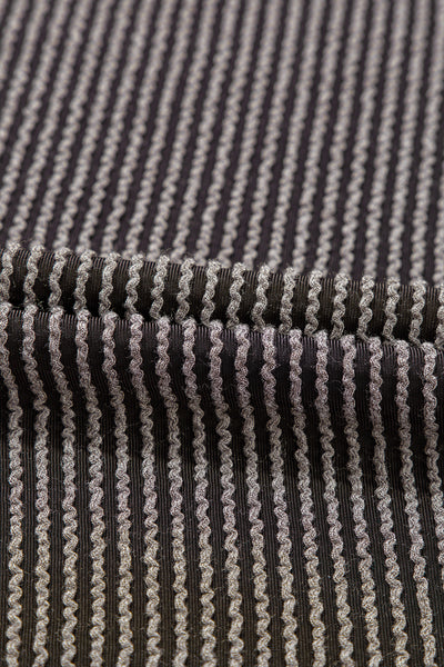 Corded Plus Size Dress with Pockets