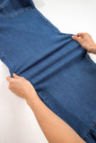 Plus Size Ruffled Wide Leg Denim Pants