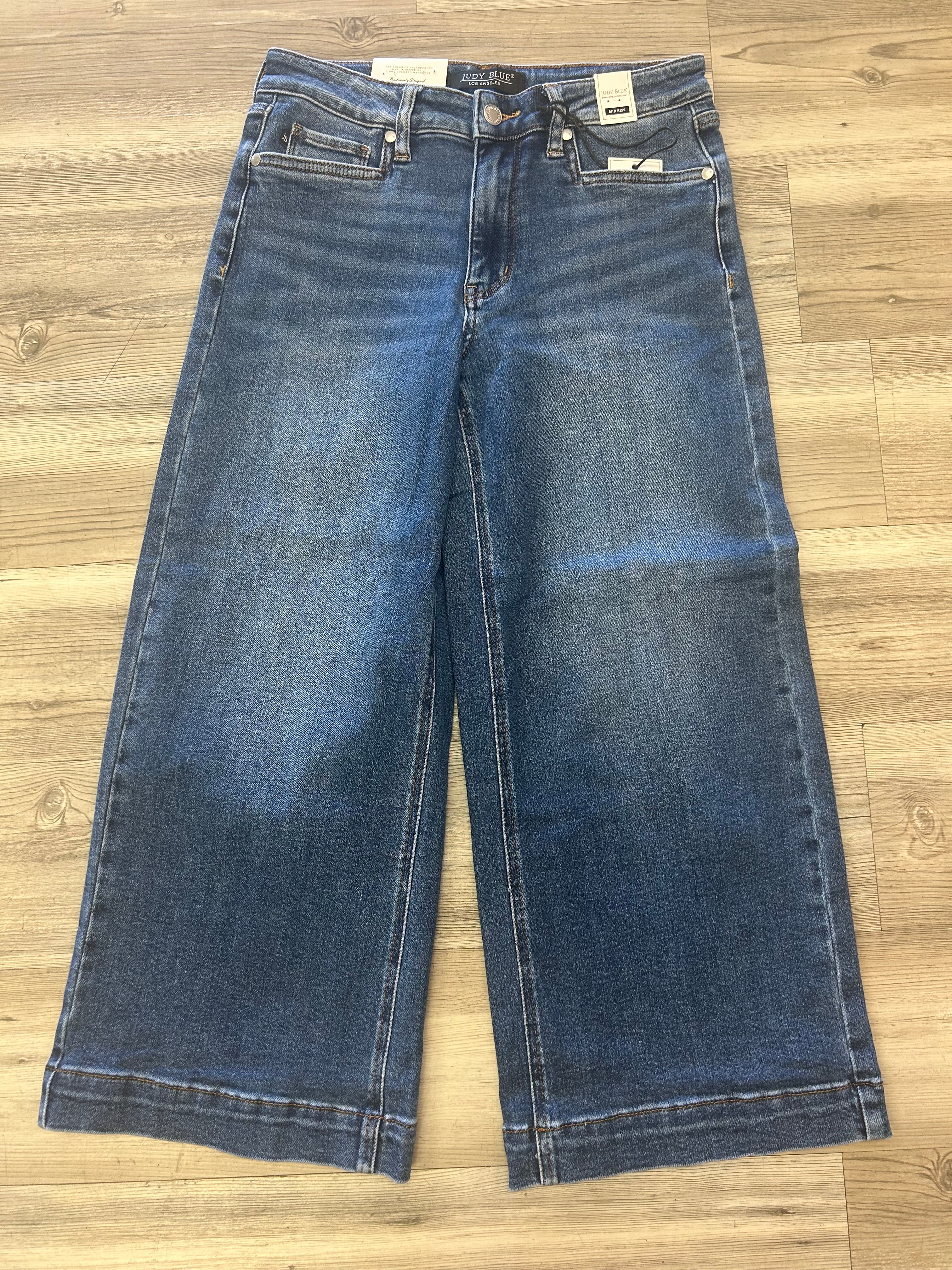 Wide Crop Denim by Judy Blue