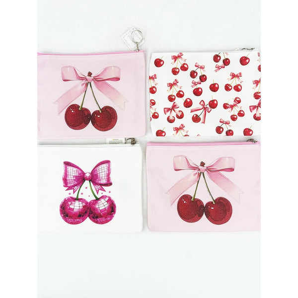 Cherry Design Printed Coin Purse