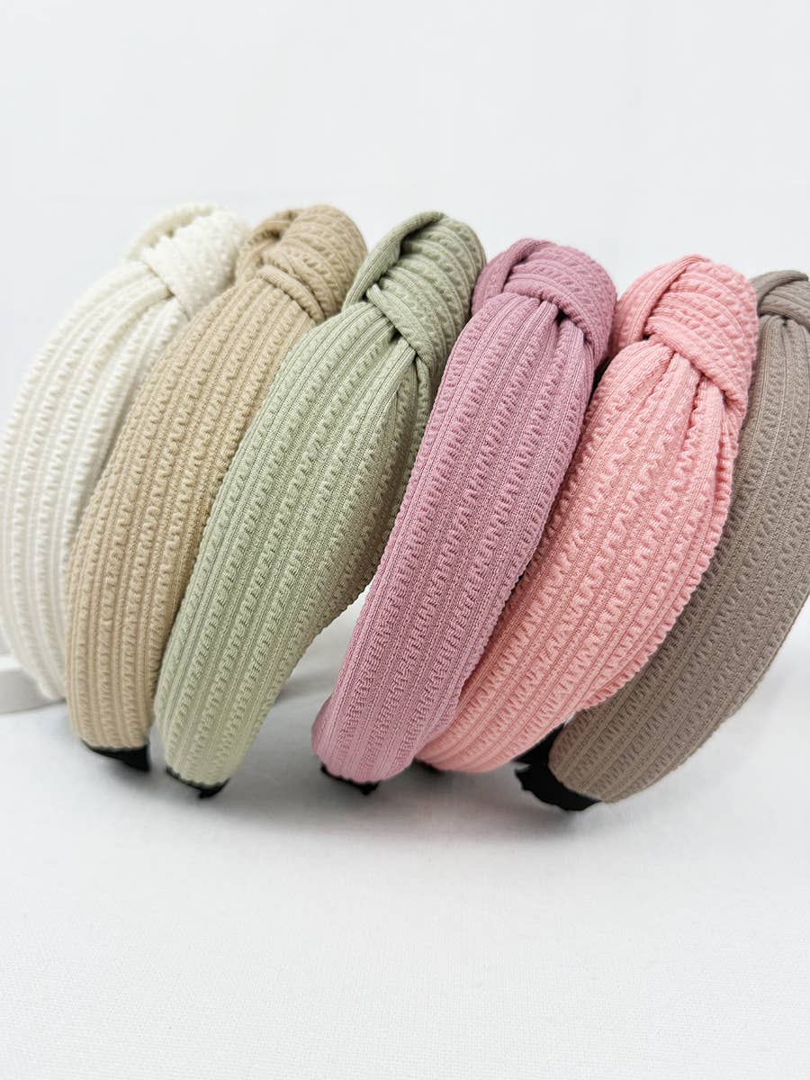 Ribbed Knotted Headband