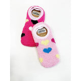 Heart Printed Soft Fuzzy Winter Slip On Socks
