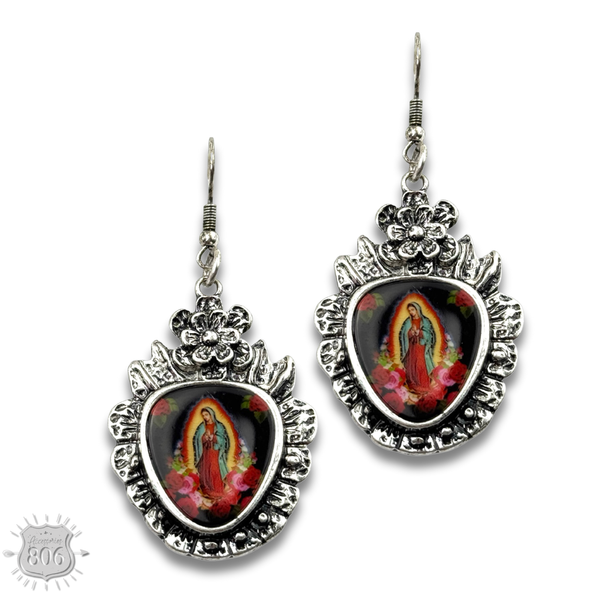 Our Lady of Guadalupe earring