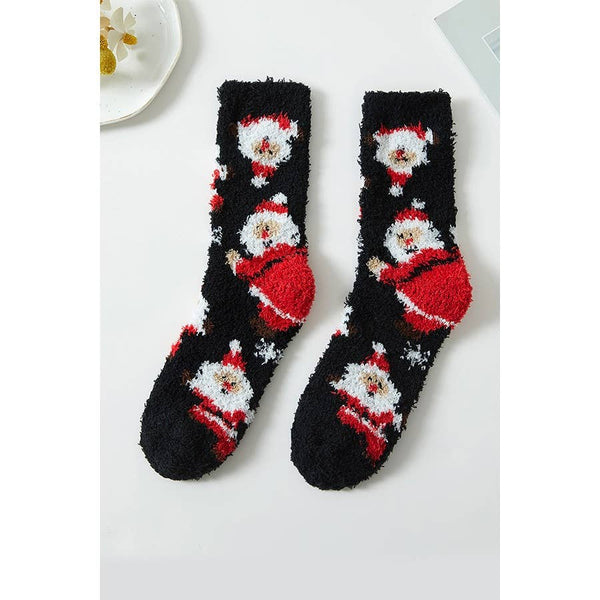 Plush Cozy Christmas Socks