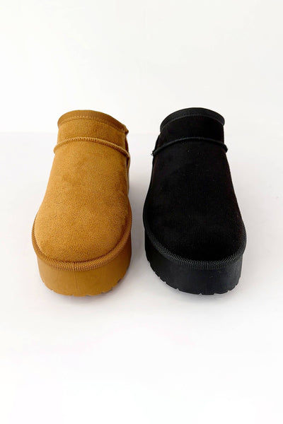 FUR-LINED SHERPA SLIPPER
