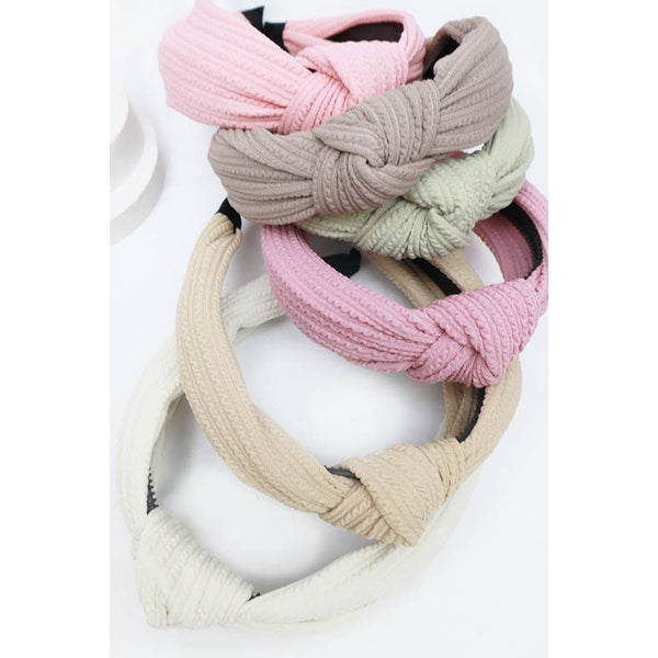 Ribbed Knotted Headband