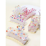 Assorted Heart Printed Hair Claw Clips