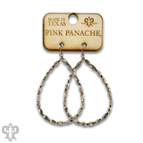 Faceted bead earring by Pink Panache