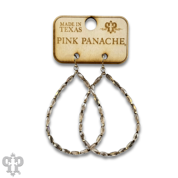 Faceted bead earring by Pink Panache