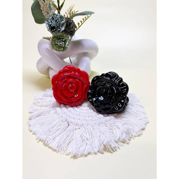 Rose Compact Travel Portable Mirror