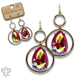 Pink rhinestone teardrop by Pink Panache