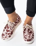 "Wala" Cow Print Shoe