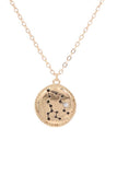 Engraved Star Sign Necklace