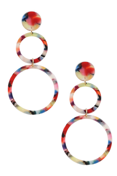 Ring Drop Earrings