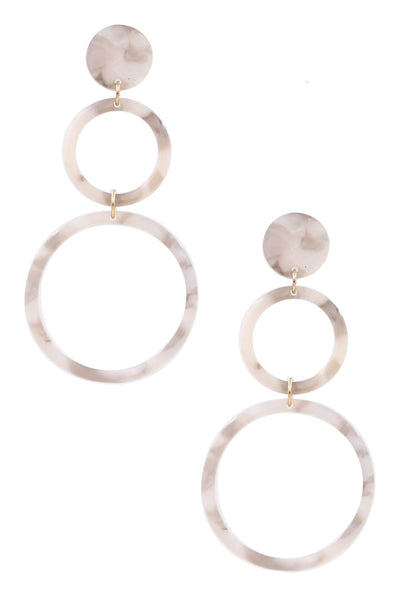 Ring Drop Earrings